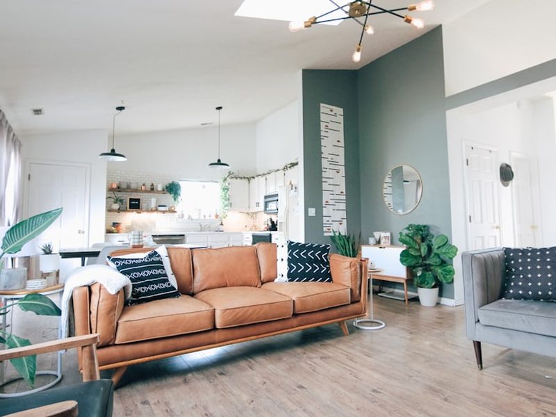 Living room after repaint