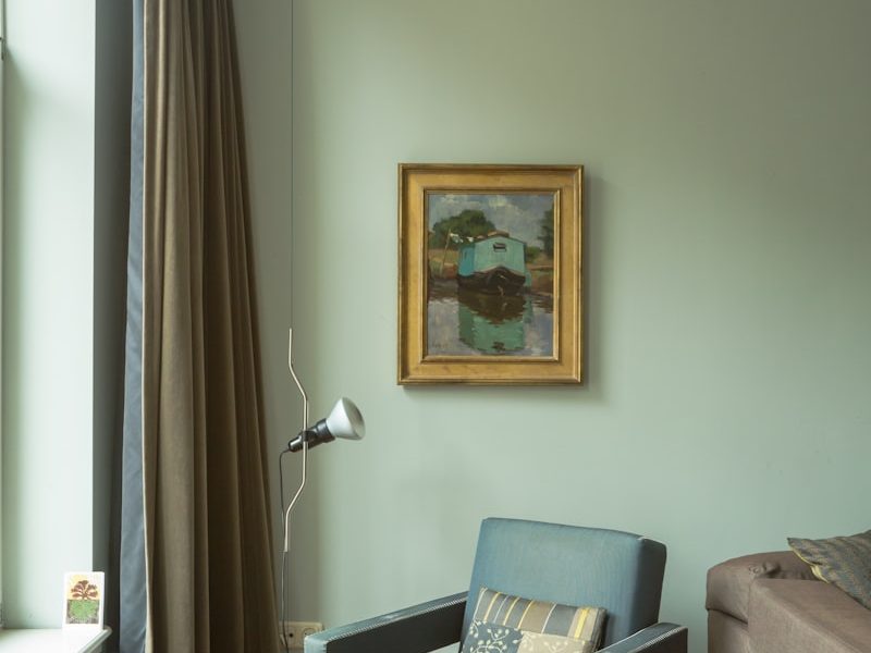 Repainted interior with natural light