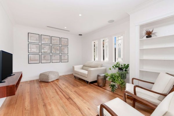 Repainted family living space